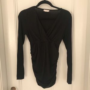 Ingrid & Isabel faux wrap black top